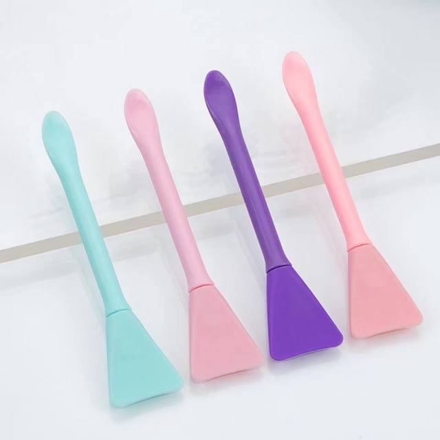 Brocha Espátula Aplicador Mascarilla Facial Silicona Colores