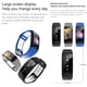 thumbnail image 3 of Pulsera pantalla táctil Reloj inteligente Monitoreo de frecuencia cardíaca IP68 Fitness Track Rojo Verde, 3 of 5