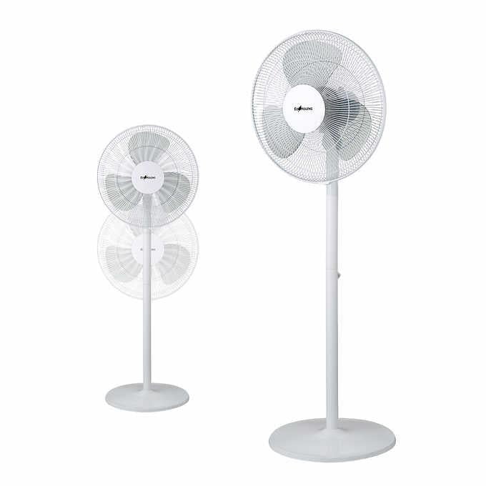 Ecohouzng 40 6 Cm 16 In Oscillating Pedestal And Table Fan Walmart Canada