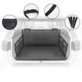 thumbnail image 2 of Forro de carga SUV para perros - Fundas de asiento de coche para perros Funda de asiento para mascotas para furgonetas, SUV - Negro, respaldo antideslizante impermeable y lavable Xemadio FLD-2007, 2 of 8