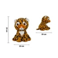 thumbnail image 2 of Leopardo De Peluche La Merced Bebé Ojitos Brillosos Felpa Suave, 2 of 4