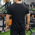 thumbnail image 4 of USNSM Men's T-Shirts Soft Lightweight Short Sleeve Tee Solid Color Crew Neck Moisture Wicking Shirt for Casual Running Workout Black XL, 4 of 4