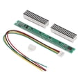 thumbnail image 3 of LED Music Audio Spectrum Module, Super Wide Algorithm Color Light Integrated Music Level Indicator Module Mono 16 Segments Small Enough Fine  For DIY, 3 of 8