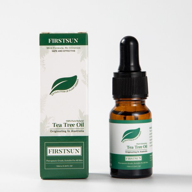 Pure Tea Tree Essential Oil with Premium Glass Dropper for Blackhead