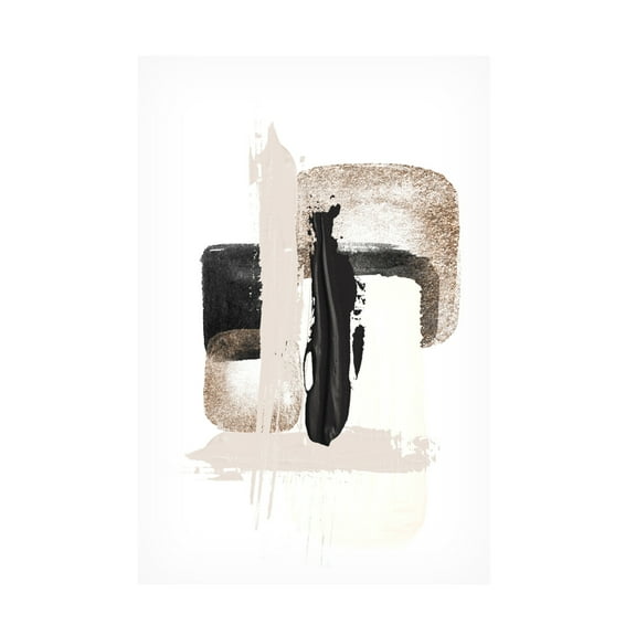 Trademark Fine Art Sally Ann Moss Brush Strokes 2 Canvas Wall Art