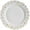 White, variant on WAYUTO Ceramic Daisy Flat Plate Embossed Dessert Dish Small Daisy Edge Relief Dinnerware Steak Plate Irregular Dining Dish for Soup Crockery Kitchen Decoration Tableware Household Wedding