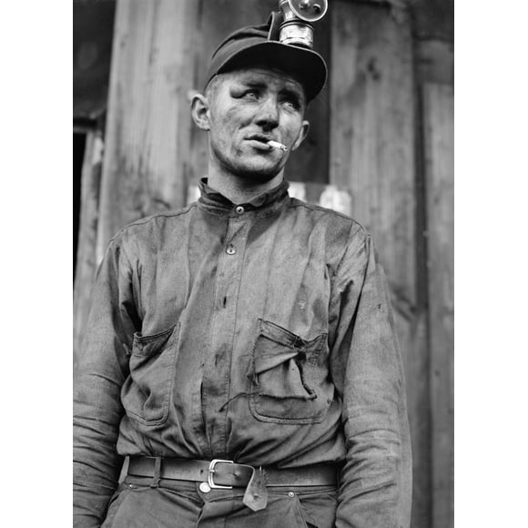Coal Miner, 1940. /Ncoal Miner At Dougherty'S Mine, Near Falls Creek, Pennsylvania. Photograph By Jack Delano, August 1940. Poster Print by  (24 x 36)