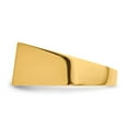 thumbnail image 2 of Auriga Fine Jewelry 14K Yellow Gold 9.0x15.0 mm Closed Back Signet Ring for Mens Size 10, 2 of 6