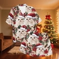 thumbnail image 6 of Tnhcen Christmas Pajamas for Women Short Sleeve Pajama Set Holiday Pajamas Womens 2 Piece Pajama Set Christmas Sleepwear Flannel Pajamas Short Set, 6 of 9