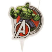 Avengers Hulk - 2D Birthday Candle - 5 x 3 x 1 inch