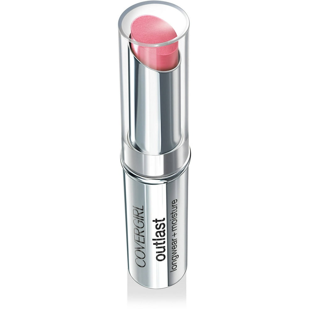 CoverGirl Outlast Longwear Lipstick, Pink Pow, 0.13 oz