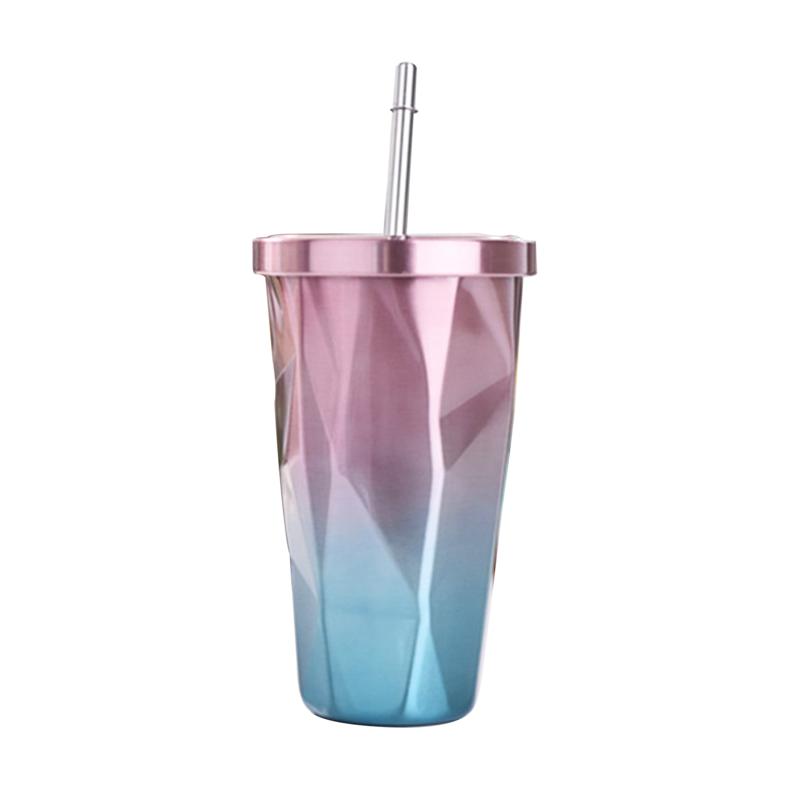 Details about   Acrylic Tumbler 4 Cups 16 Ounce  Cups Soda Water Tea  w/Cover & Straw & Holder 