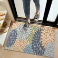 thumbnail image 2 of Blue Floral and Petal Pattern Door Rugs,Washable Non Slip Door Mats Indoor,Decorative Door Mats,Entry Mat Indoor for Entrance,Bedroom,Kitchen,Bathroom,20"x32", 2 of 6