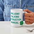 thumbnail image 4 of CafePress - Walking Talking Instructional Manual Large Mug - 15 oz Ceramic Large White Novelty Mug, 4 of 6