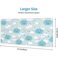 thumbnail image 3 of Clouds Heart Smile Large Mouse Pad for Desk XL Gaming Mouse Pad 31.5x11.8in Extended Desk Mat Non-Slip Base Desk Pad with Stitched Edge Computer Keyboard Mouse Mat Gaming Mousepad for Home Office, 3 of 6