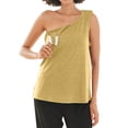 thumbnail image 6 of Domuza Women Post Shoulder Surgery Shirts After Rotator Cuff Post Shoulder Surgery Sleeveless Top Tear Away Chemo T Shirts Clothing Khaki L, 6 of 7