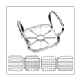 thumbnail image 1 of Stainless Steel Chip Cutter, Potato Cutter is Very Versatile with 5 Different Blade Shapes, Potato Slicer, Slicer, 1 of 7