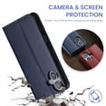 thumbnail image 7 of Allytechgroup Wallet Case for Apple iPhone 16, Premium Leather Flip Stand Cards Holder Business Type RFID Blocking Shockproof Phone Case Cover for iPhone 16, Blue, 7 of 7