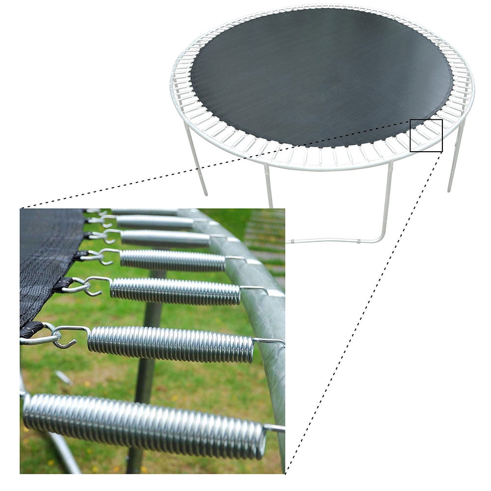 Heavy Duty All Weather Galvanized Replacement Set Weather Resistant Commercial Size Springs High Tensile Pack of 5 Galactic Xtreme Steel Trampoline Springs Durable Strength