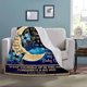 thumbnail image 4 of LHSHID Personalized Lover Name Message Text Blanket to My Daughter from Mom and Dad You'Ll Always Be My Baby Girl Hug Blanket Warm Bed Throws, 4 of 6