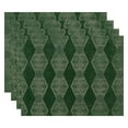 thumbnail image 2 of Simply Daisy 18" x 14" Pyramid Stripe Geometric Print Placemat, 2 of 2