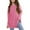 Hot Pink, variant on Luxalzxs Girls Long Sleeve Shirts with Thumb Holes Kids Loose fit Tunic Tops Casual Crewneck T Shirts Blouse Spring Basic Tees 3-14 Years