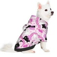 thumbnail image 5 of Cauagu Pink Girl Halloween Pattern Winter Pet Hoodie Sweatshirts- Dog Hoodie Sweater with Leash Hole - Cute Dog Hoodie - Pet Clothes Puppy Cat Custume -X-Large, 5 of 8