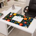 thumbnail image 3 of Long Mouse Pads for Desk,Pioneer Flower Floral Print Pattern Desk Mats on Top Of Desks, Desk Mouse Pad Extra Large with 3mm Non-Slip Base and Stitched Edge for Gaming,Office,Work,Home 31.5"x15.7", 3 of 6