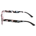 thumbnail image 3 of 3 Pairs Women Classic Floral Readers With Spring Hinge - Oval Reading Glasses Magnification, 3 of 15