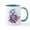 White/Blue Inside, variant on CafePress - Empty Bowls Soup Supper Mugs - 11 oz Ceramic Mug - Novelty Coffee Tea Cup