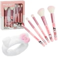 thumbnail image 1 of Set de brochas de maquillaje Hello Kitty Kawaii Fluffy con diadema x5, 1 of 6