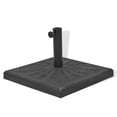 thumbnail image 2 of Base para paraguas VidaXL Saturday de resina con acero de 1,5 a 1,9 m, color negro, 2 of 7