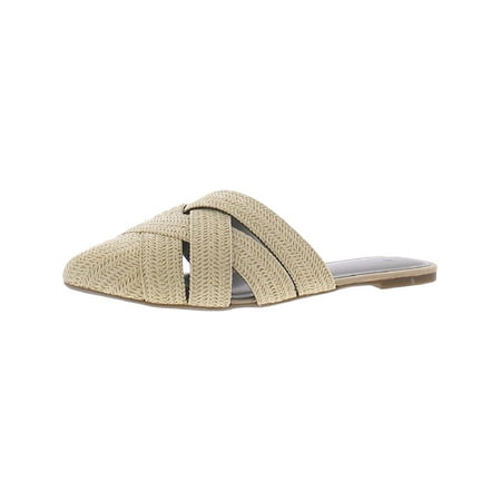 

Worthington Womens Cadet Woven Pointed Toe Mules Beige 11 Medium (B M)