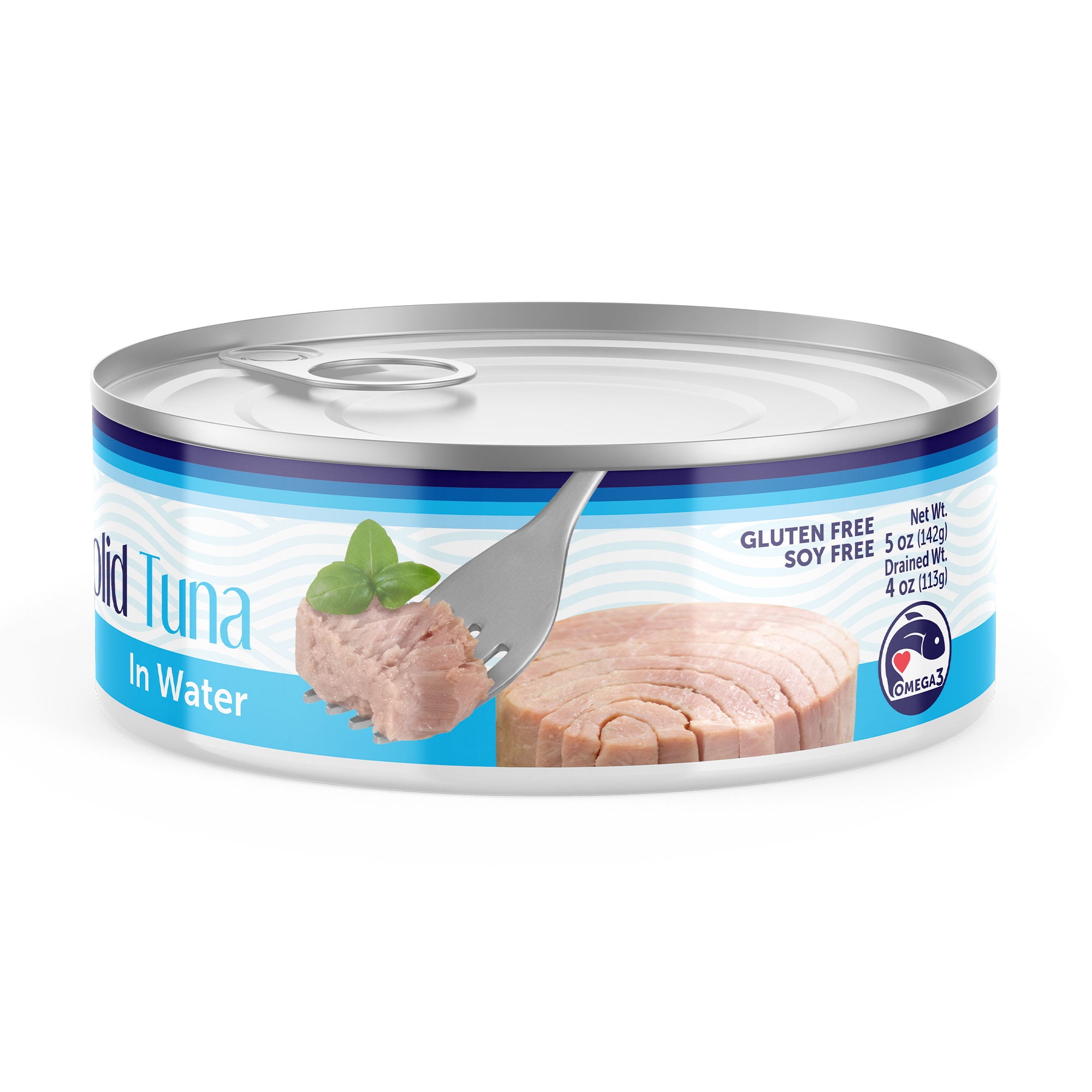 Jego Solid Tuna in Water | Wild Natural Catch Tuna | Keto | Low Carb | Gluten Free | Soy Free | Canned | Ready to eat | Pack of 12 | 5oz can