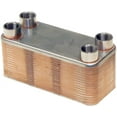 thumbnail image 2 of B3-14DW 30 Plate Stainless Steel Heat Exchanger with 3/4" Male NPT Ports Copper Brazed, 2 of 2