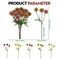 thumbnail image 3 of Ongmies Artificial Dandelion Bouquet, 5-Color Artificial Dandelion & Chrysanthemum Bouquet – Decorative Faux Flowers for Indoor Home Decor, Weddings & Event Displays, 3 of 9