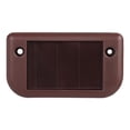 thumbnail image 3 of Lámpara 4 luces solares de pared para escalones de cubierta, decorativas para vallas y escaleras (marrón/luz de color) Likrtyny Para estrenar, 3 of 7