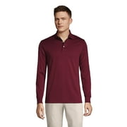 Lands' End Men's Long Sleeve Super Soft Supima Polo Shirt