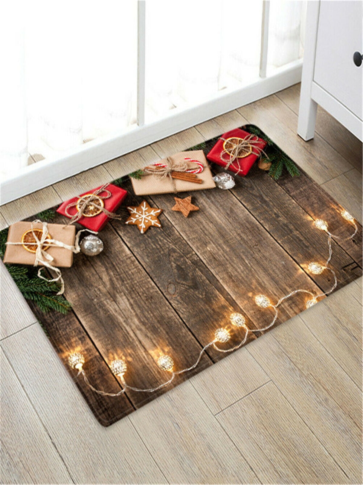 6 x ASSORTED CHRISTMAS NOVELTY MACHINE WASHABLE DOOR FLOOR MATS RUG 40 X 60 CM