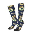 thumbnail image 2 of Balery Sloth With Donuts Fun Novelty Socks Men'S Women'S Crew Socks Funny Crazy Novelty Socks Quirky And Cool Socks, 2 of 9