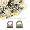thumbnail image 3 of Anillos para mujer, regalos para mujer, nueva moda, joyería vintage para fiesta, anillo de resina acrílica, regalo para mujer, anillo para mujer, 3 of 3