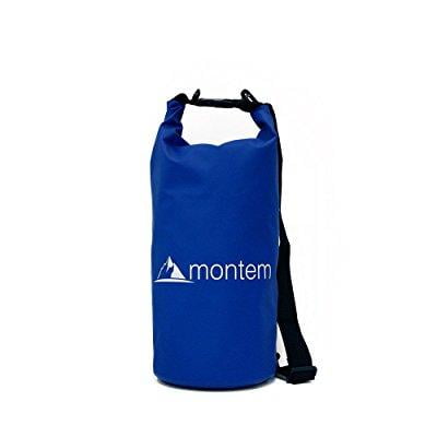 montem waterproof bag roll top dry bag, 10l blue by