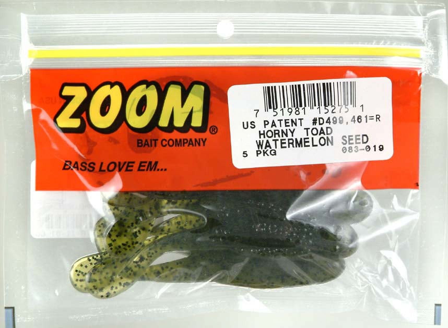 Zoom Horny Toad 5 Baits Per Pack 2 Packs CHOOSE COLOR! FREE SHIPPING!