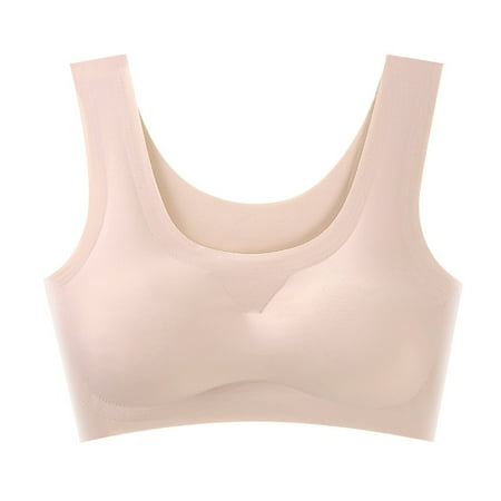 

Women S Sports Bras For Running Exercise Comfort Strap Wire Free Bra Seamless Vest Activewear With Removable Pads New