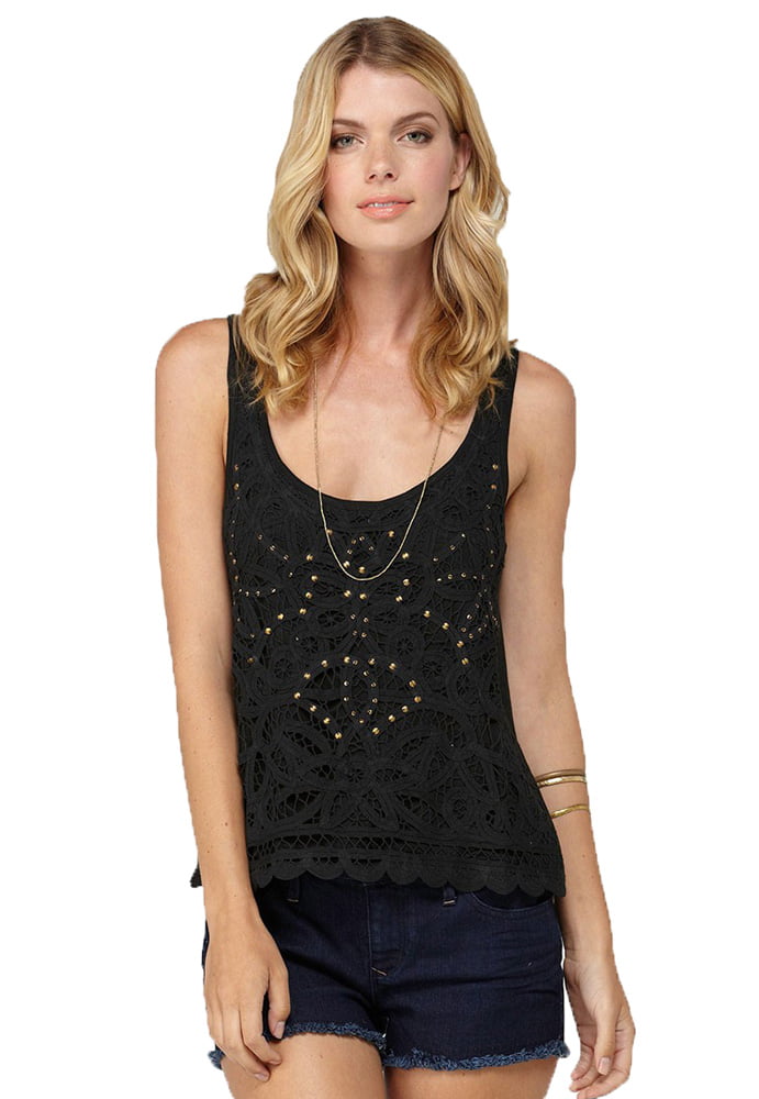 Roxy Juniors Actuality Cropped Halter Tank Top