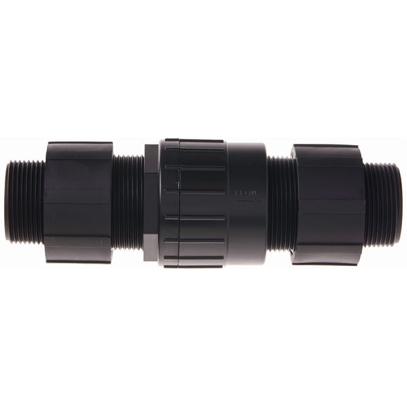 Superior Pump 99555 Clapet Antiretour Universel; Convient à Tous : 1-1/4 Pouces et 1-1/2 Pouces MPT et FPT, Noir