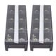 thumbnail image 4 of Tira De Terminales De Filas Dobles, Tornillo M6 TC Niquelado Fijo Tira De Terminales Cubiertas De Filas Dobles Universales 600V 100A 2 Piezas Para Circuitos Electrónicos Para La, 4 of 8