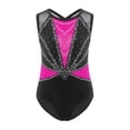 thumbnail image 3 of Haitryli Gymnastics Leotards for Girls Ballet Dance Outfit One Piece Figure Skating Jumpsuits Sports Workout Hot Pink 14, 3 of 5