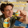 thumbnail image 4 of Trredrins Frog Croaking Fidget Key Chain, Frog Croaking Fidget Toy, Rechargeable Frogs Shaped Keyboard Clicker Key Chain with Sound, Portable Adult Animals Fidgets, 4 of 7