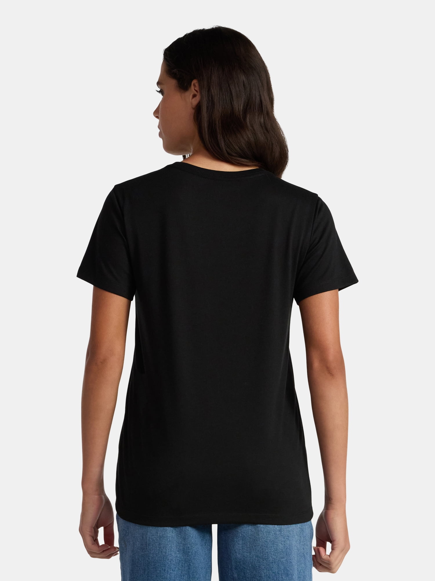 Halloween Women's Black Cat Society Graphic Tee from Way to Celebrate, Sizes S-XXXL